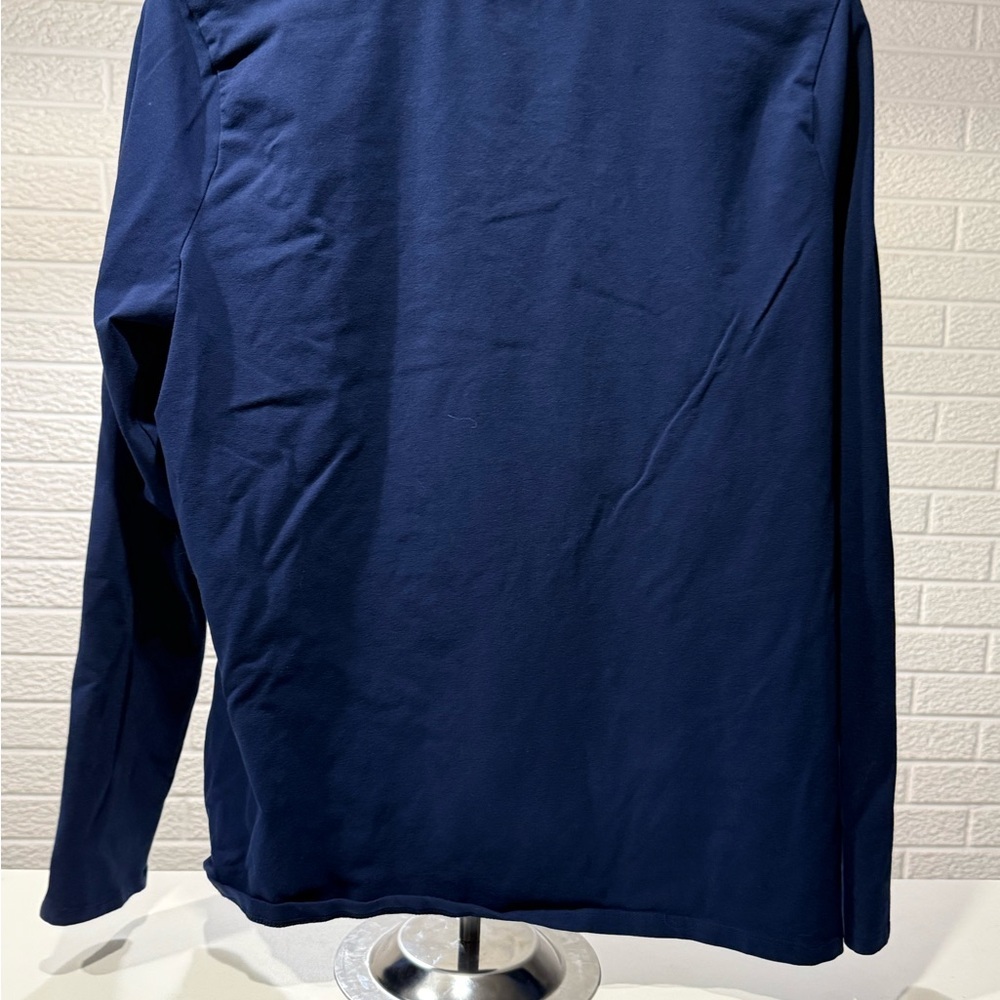 Lands' End‎ Blue Fitted Long Sleeve T-Shirt - Picture 2 of 3